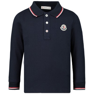 Moncler 8305505 baby polo navy Afbeelding van Moncler 8305505 baby polo navy