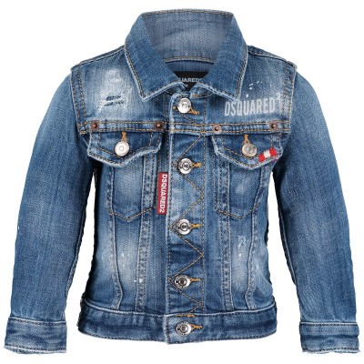 Afbeelding van Dsquared2 DQ02P4 babyjas jeans