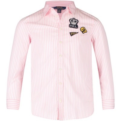 Afbeelding van Ralph Lauren 312701646 kinder overhemd roze