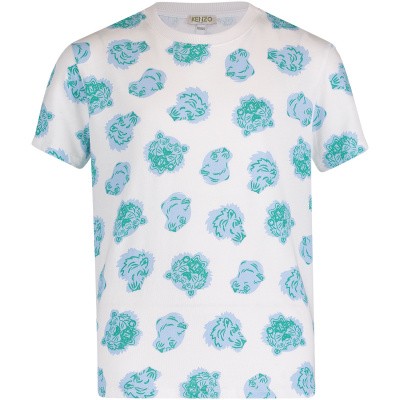 Afbeelding van Kenzo KN10718 kinder t-shirt wit