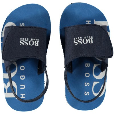 Afbeelding van Boss J09110 kinderslippers navy
