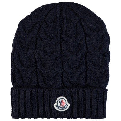 Afbeelding van Moncler 00011005 kindermuts navy