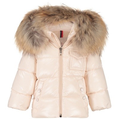 Afbeelding van Moncler 4198725 babyjas licht roze