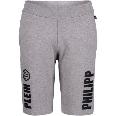 Afbeelding van Philipp Plein BJT0186 kinder shorts grijs