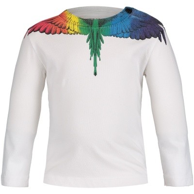 Afbeelding van Marcelo Burlon 18IBMB14000010B000 baby t-shirt wit