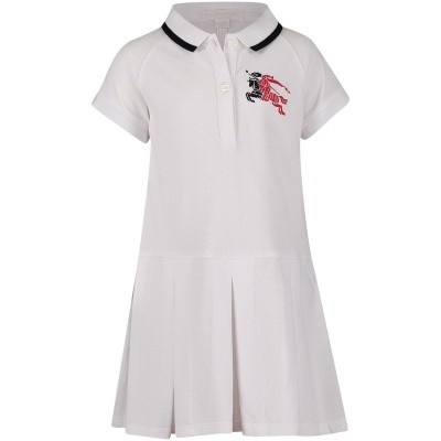 Afbeelding van Burberry 8002853 babyjurkje wit