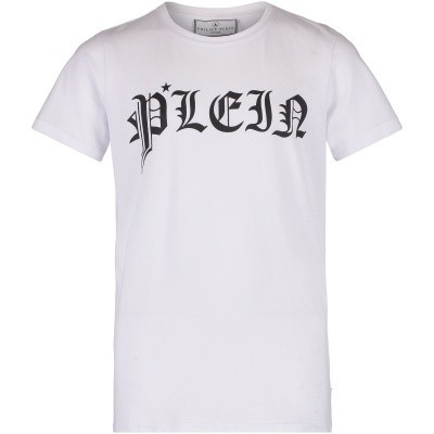 Afbeelding van Philipp Plein BTK0491 kinder t-shirt wit