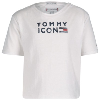 Afbeelding van Tommy Hilfiger KG0KG04392 B baby t-shirt wit
