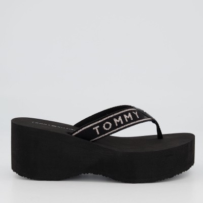 Afbeelding van Tommy Hilfiger FW0FW03871 dames slippers zwart