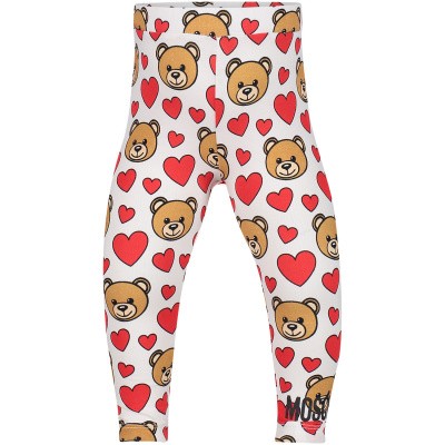Afbeelding van Moschino MAP02B baby legging off white