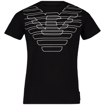 Afbeelding van Armani 3G4T85 kinder t-shirt zwart