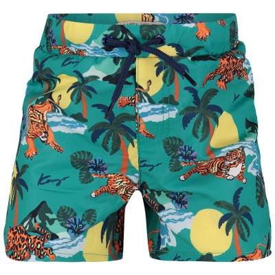 Afbeelding van Kenzo KN38528BB baby badkleding groen