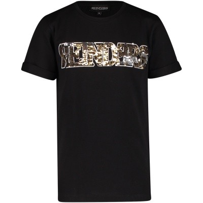 Afbeelding van Reinders WORDING kinder t-shirt zwart