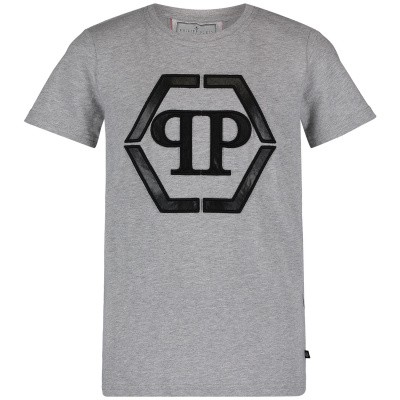 Afbeelding van Philipp Plein BTK0696 kinder t-shirt grijs