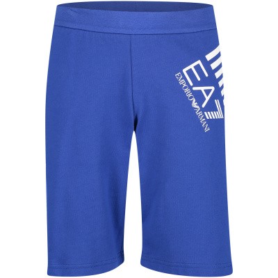 Afbeelding van EA7 3GBS57 kinder shorts cobalt blauw