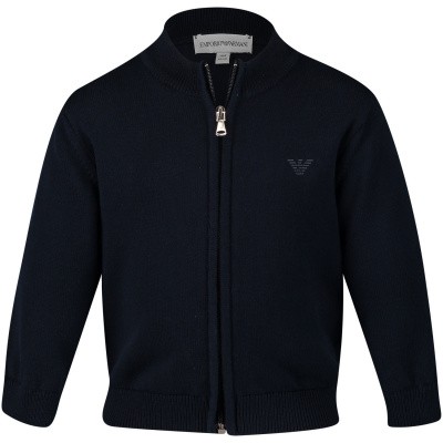 Afbeelding van Armani 8NHM91 baby vest navy
