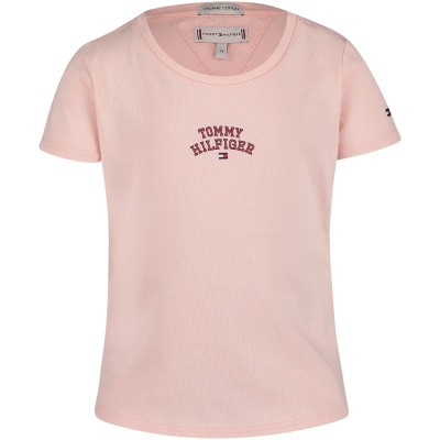 Afbeelding van Tommy Hilfiger KG0KG04192 B baby t-shirt licht roze