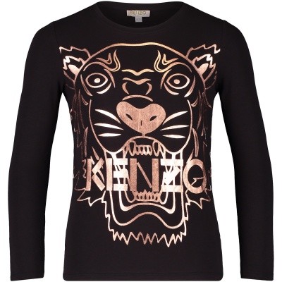 Afbeelding van Kenzo KM10048 kinder t-shirt zwart