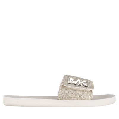 Afbeelding van Michael Kors 40T8MKFA3D dames slippers goud