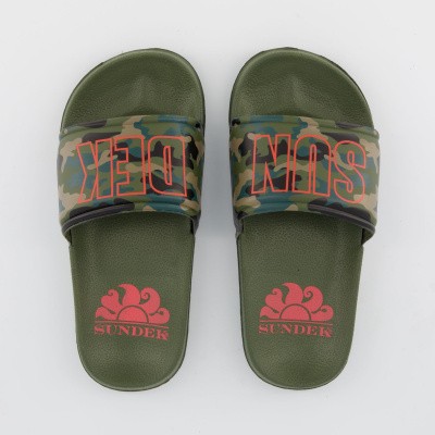 Afbeelding van Sundek AB338ASPV153 kinderslippers army