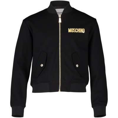Afbeelding van Moschino HDS02E kinderjas zwart