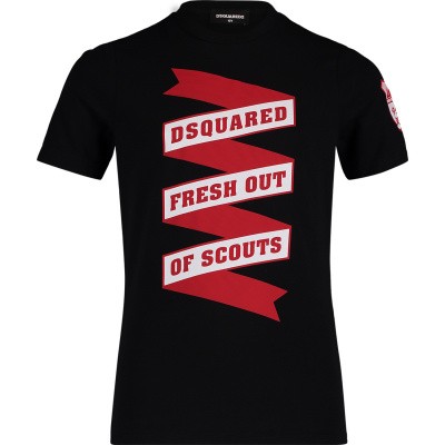 Afbeelding van Dsquared2 DQ039Z kinder t-shirt zwart