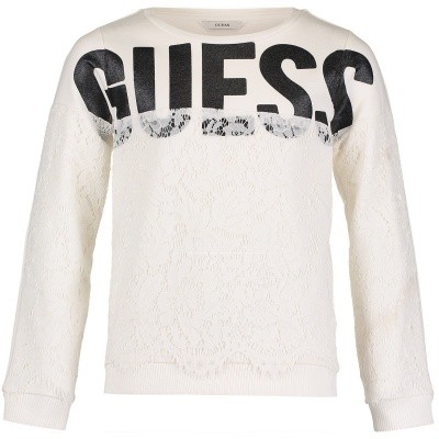 Afbeelding van Guess K83Q07 kindertrui off white