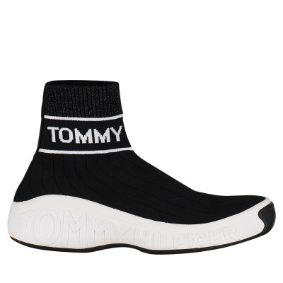 Afbeelding van Tommy Hilfiger EN0EN00406 dames sneakers zwart