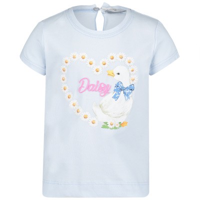 Afbeelding van MonnaLisa 313601S5 baby t-shirt licht blauw