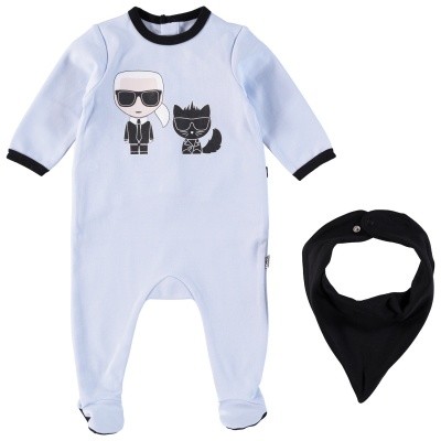 Afbeelding van Karl Lagerfeld Z98029 boxpakje licht blauw