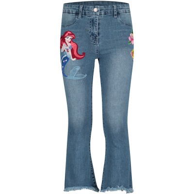 Afbeelding van MonnaLisa 193417RH kinderbroek jeans