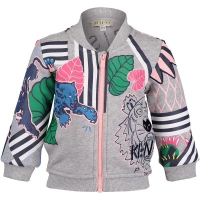Afbeelding van Kenzo KM17007 baby vest grijs