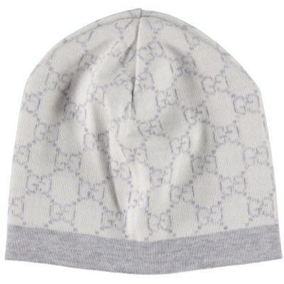 Afbeelding van Gucci 418599 babymutsje licht grijs