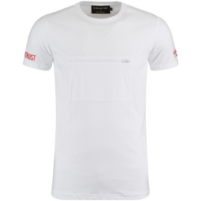 Afbeelding van in Gold We Trust FA072 heren t-shirt wit