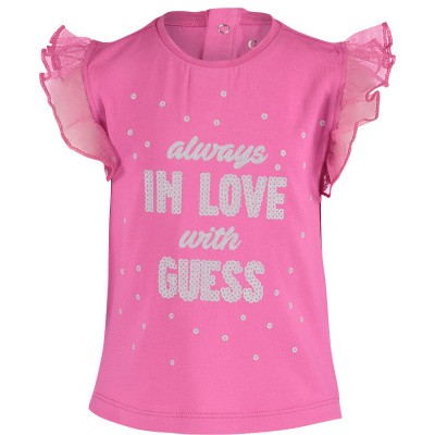 Afbeelding van Guess A91I08 baby t-shirt fuchsia