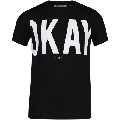 Afbeelding van NIK&NIK B8537 kinder t-shirt zwart