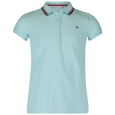 Afbeelding van Tommy Hilfiger KG0KG04222 kinder polo mint