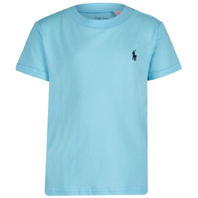 Afbeelding van Ralph Lauren 703638B baby t-shirt turquoise