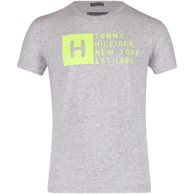 Afbeelding van Tommy Hilfiger KB0KB04537 kinder t-shirt licht grijs