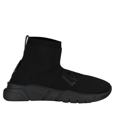 Afbeelding van Moschino JA15183 soksneaker zwart