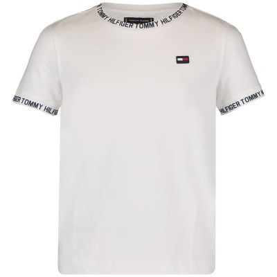 Afbeelding van Tommy Hilfiger KB0KB04563 kinder t-shirt wit