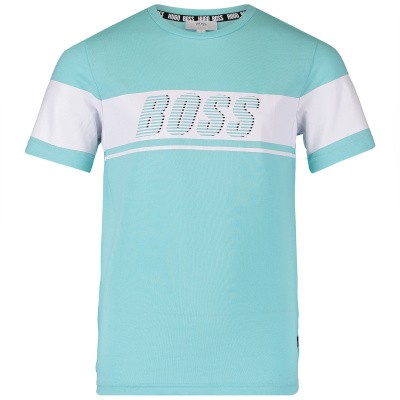 Afbeelding van Boss J25D82 kinder t-shirt mint