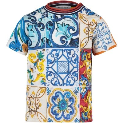 Afbeelding van Dolce & Gabbana L1JT7W G7ONH baby t-shirt wit