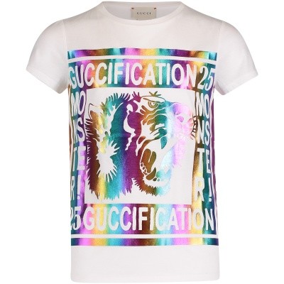 Afbeelding van Gucci 526763 kinder t-shirt wit