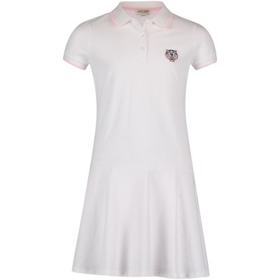 Afbeelding van Kenzo KN30178 kinderjurk wit