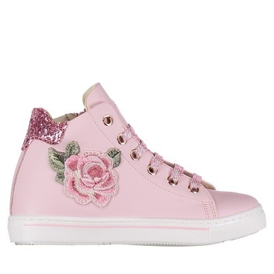 Afbeelding van MonnaLisa 8C2002 kindersneakers licht roze