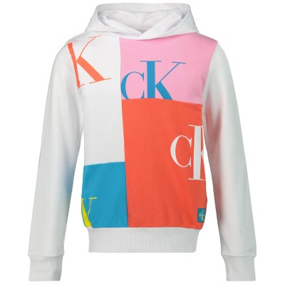 Calvin Klein IG0IG00223 kindertrui wit Afbeelding van Calvin Klein IG0IG00223 kindertrui wit
