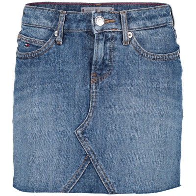 Afbeelding van Tommy Hilfiger KG0KG04300 kinderrokje jeans
