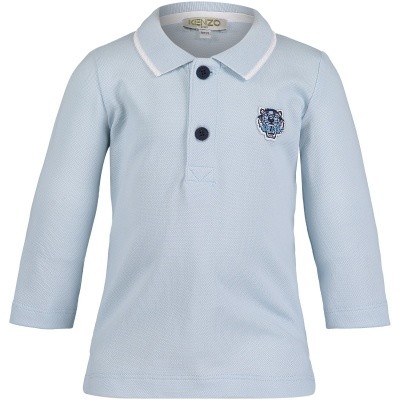 Afbeelding van Kenzo KM11517 kinder polo licht blauw