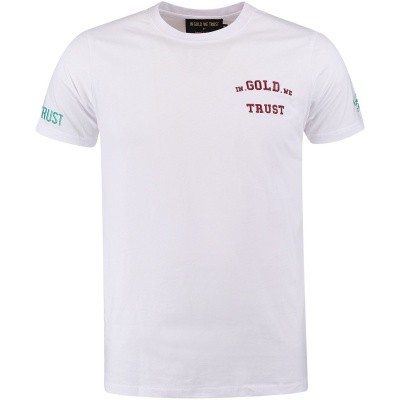 Afbeelding van in Gold We Trust FA047 heren t-shirt wit